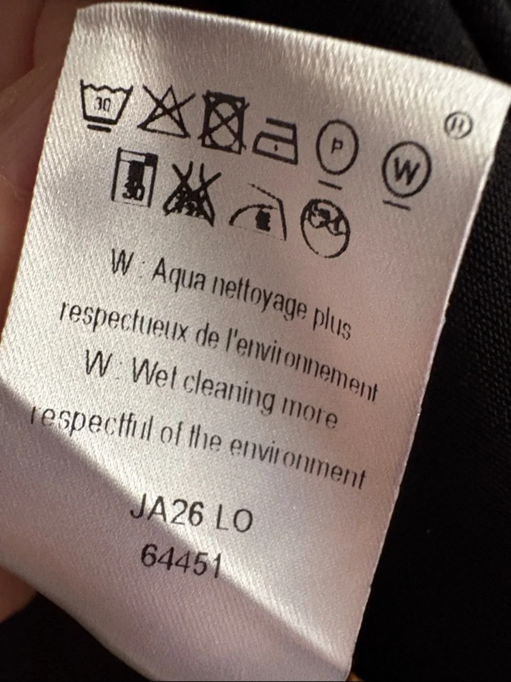 LOUIS VUITTON Uniformes Black 2 Button Blazer Jacket size EU34 - Picture 15 of 15